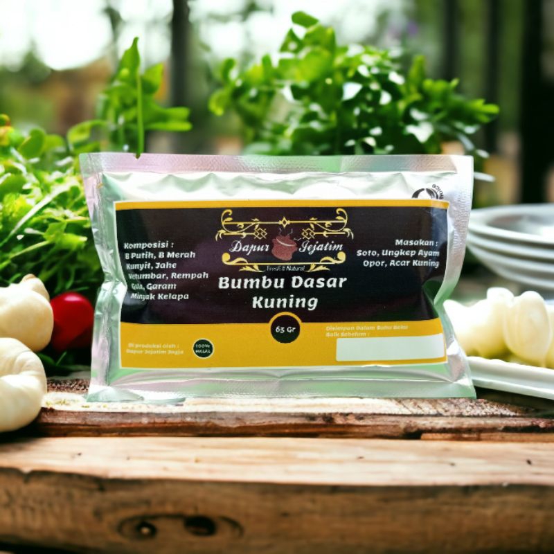

Bumbu Dasar Kuning / Bumbu instan 65gr