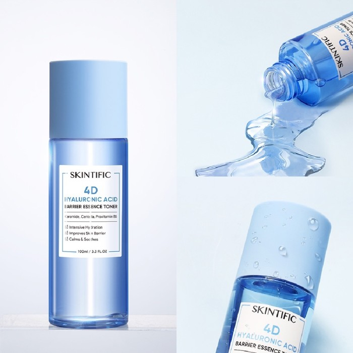 Skintific 4D Hyaluronic Acid Barrier Essence Toner 100Ml I Hydrating Serum