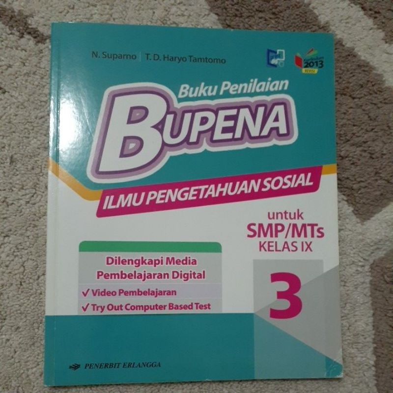 

BUPENA Ilmu Pengetahuan Sosial (IPS) SMP/MTs kelas IX - Erlangga