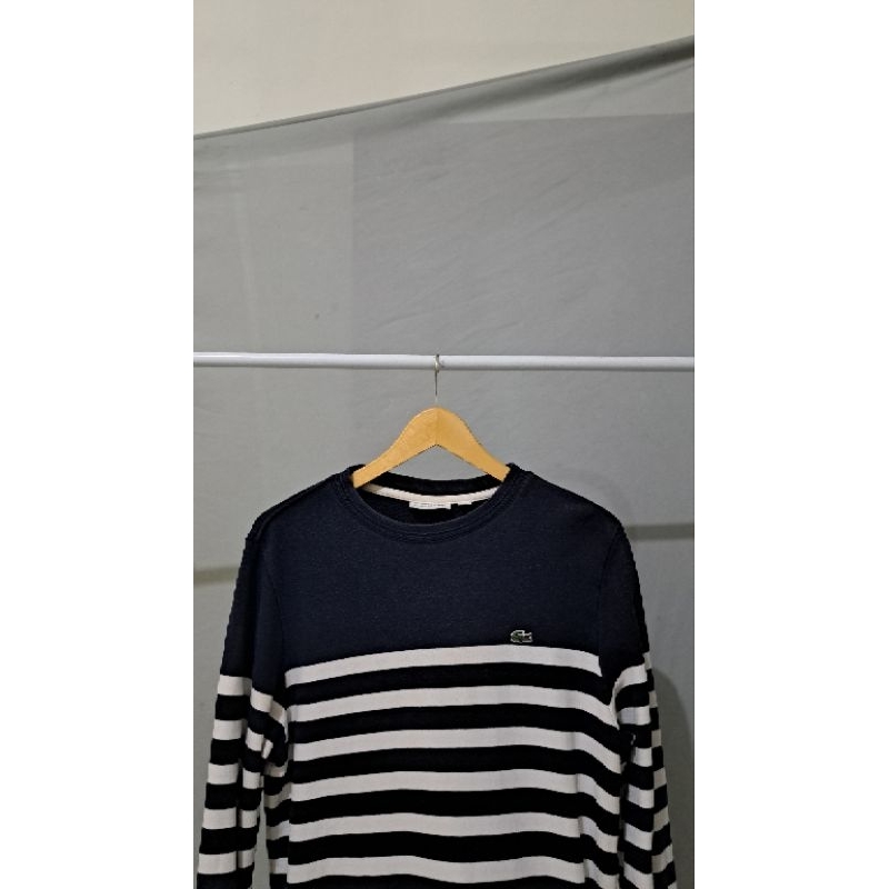 Lacoste stripe's Crewneck Originall