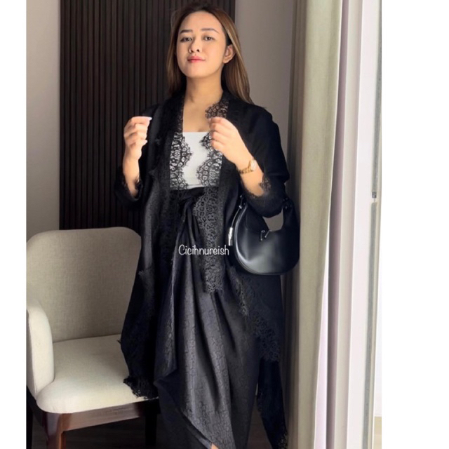 set nagita polos viscose atasan dan lilit, thania set