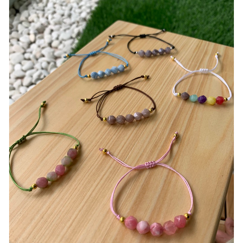 Gelang Batu Etnik - Gelang Tali - Gelang Serut - Gelang Batu Alam