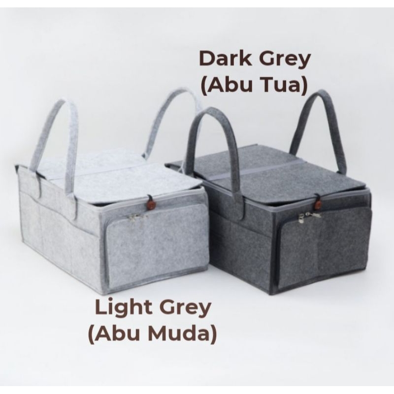 Multipurpose CADDY BAG ada TUTUP nya / Diaper bag / Tas bayi / Tas Popok / Peralatan bayi