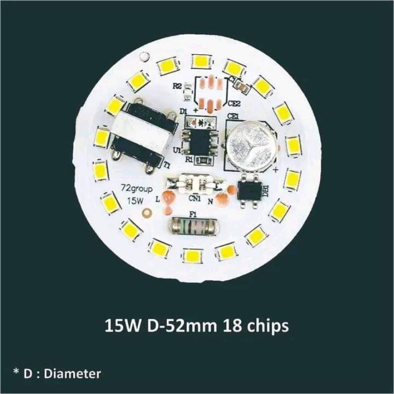 mesin lampu LED 15w travo kualitas premium (72 grup)