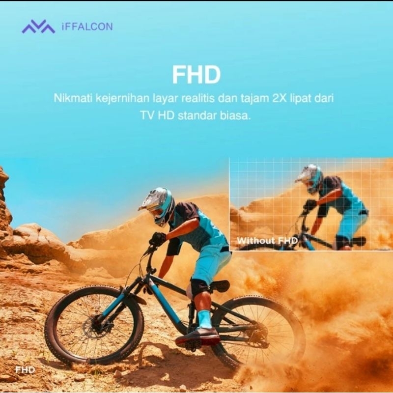iFFALCON 40S52 Smart TV 40 Inch Android TV Garansi Resmi
