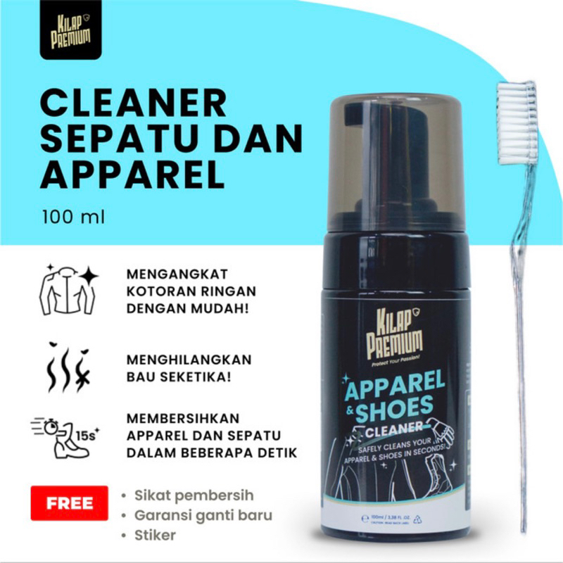 Pembersih Sepatu dan Jaket / Shoe Cleaner by Kilap Premium