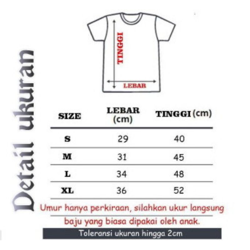 Kaos Anak Laki Laki Baju Anak Distro Atasan Anak Cowok