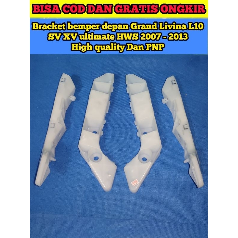 Braket bemper depan grand Livina L10 kanan kiri bracket bumper PNP kuat 2007 2008 2009 2010 2011 201