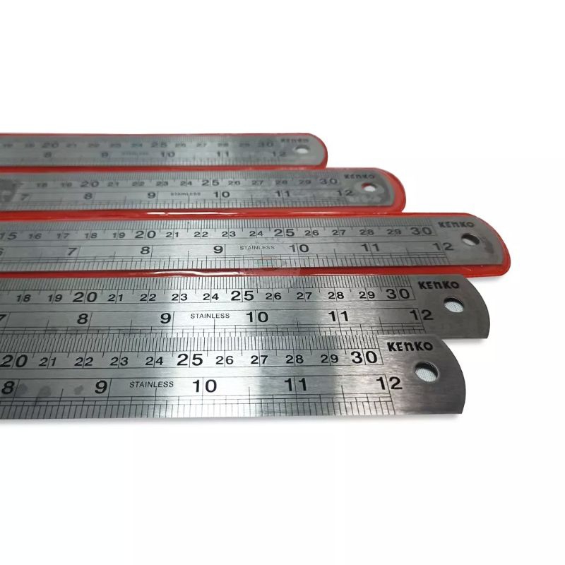 

KENKO - penggaris stainless steel 30cm - pcs
