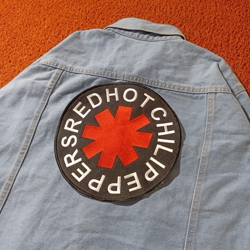 Backpatch bordir besar Red Hot Chili Peppers Premium best quality