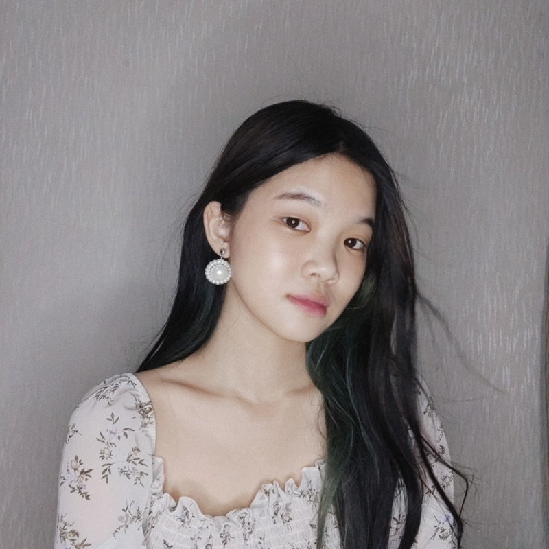 Gian Pearl Stud Statement Earrings Anting Tusuk Mutiara