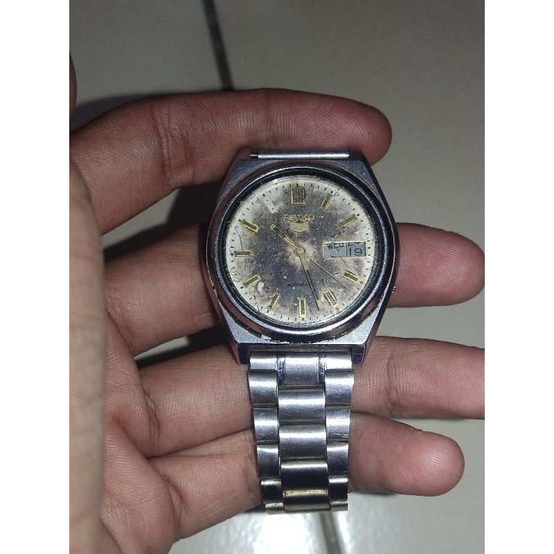 jam tangan bekas otomatis Seiko 5 original bekas