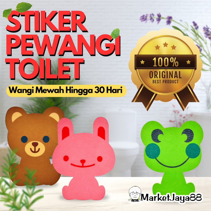 MJ88 STIKER PEWANGI TOILET / STIKER PENGHARUM KAMAR MANDI SUPER MURAH