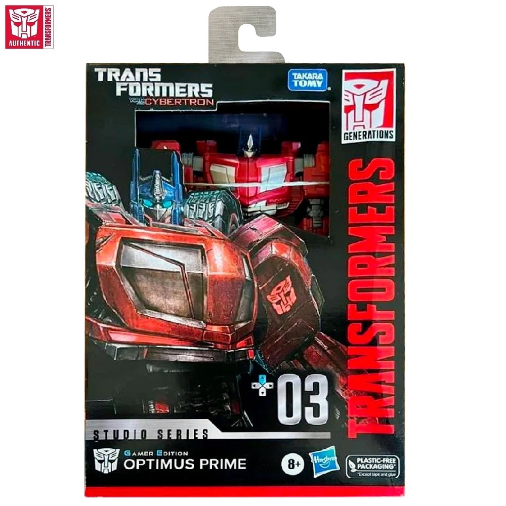 TRANSFORMERS WFC Studio Series Voyager +03 Gamer Edition Cybertronian Optimus Prime Figure