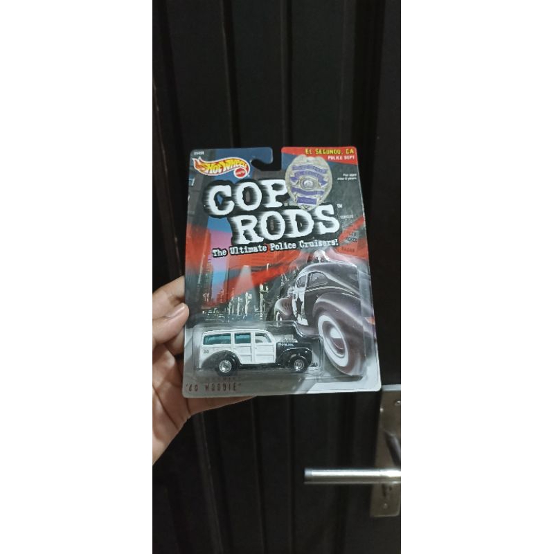 Hotwheels Police car, mobil polisi Cop Rods