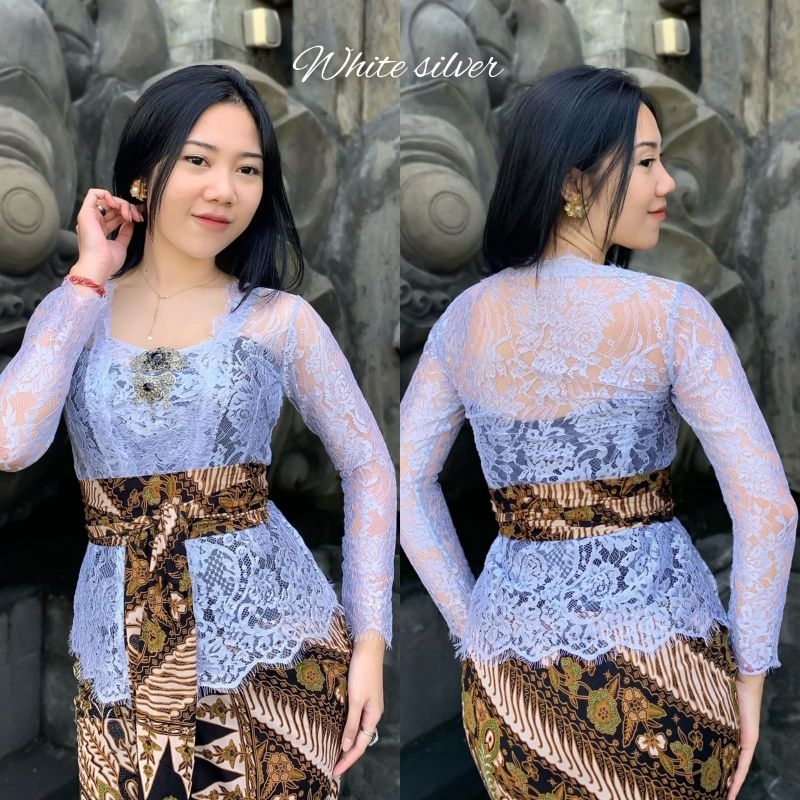 kebaya jadi metalik ORI (hanya kebaya)