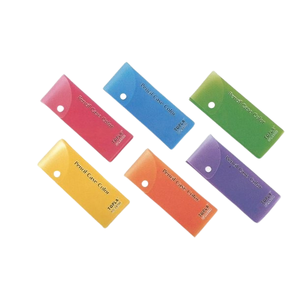 

TEMPAT PENSIL SLIDE WARNA POLOS TOPLA 2879 B / TEMPAT PENSIL KANCING WARNA