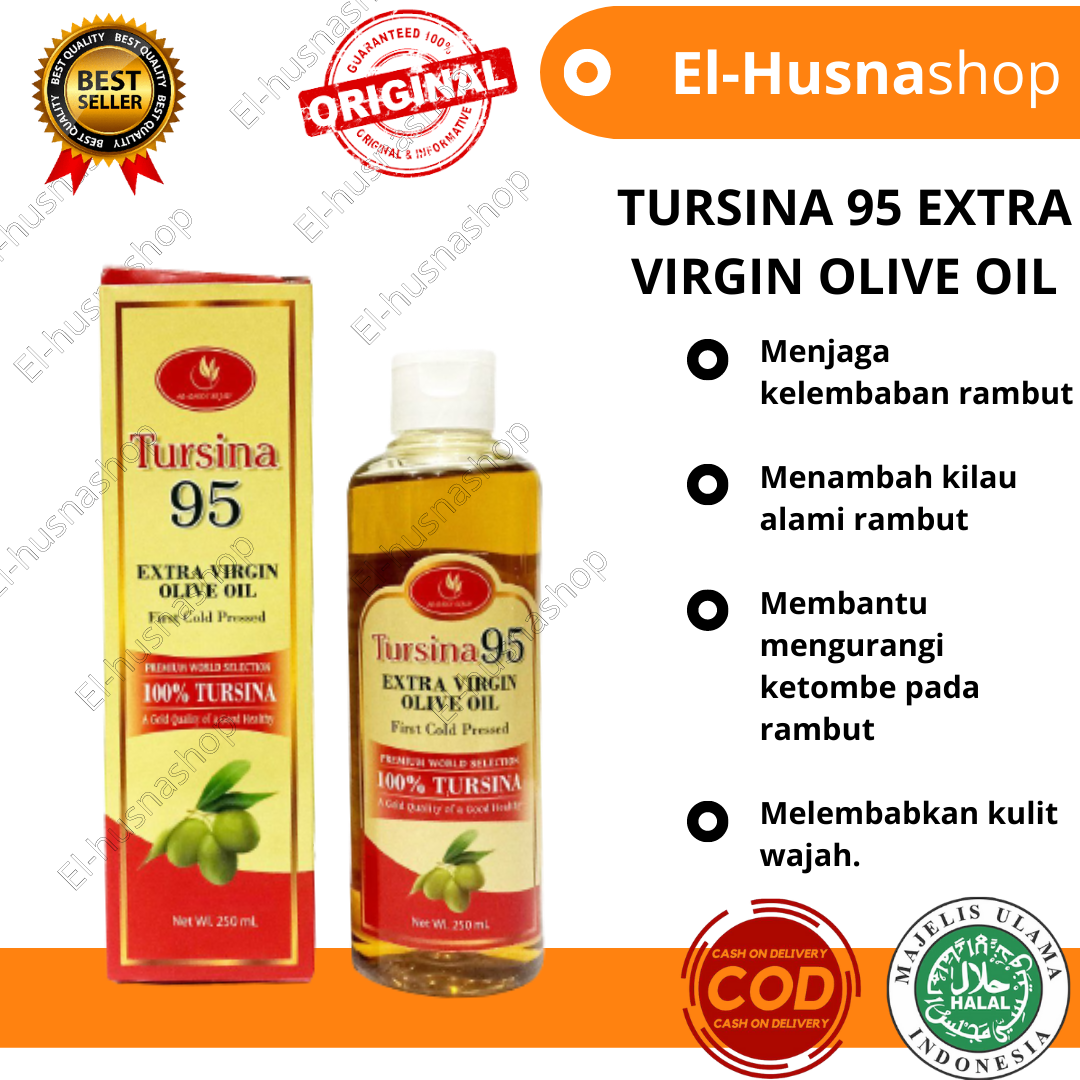 

Minyak Zaitun Tursina 95 Extra Virgin Olive Oil 250ml Minyak Oles Alami Asli