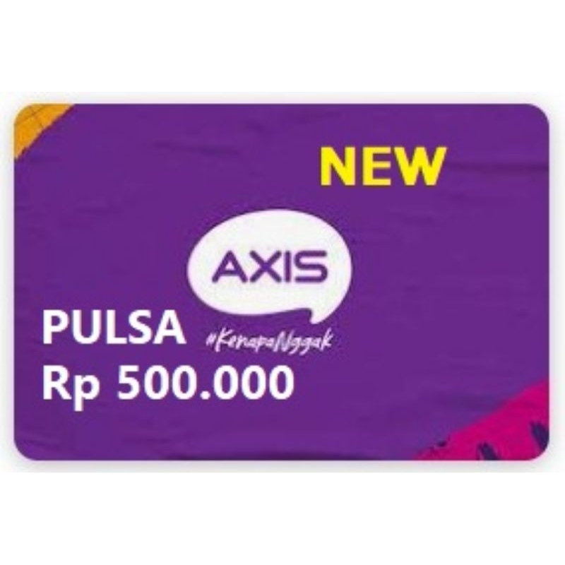 ISI ULANG PULSA AXIS RP 500.000