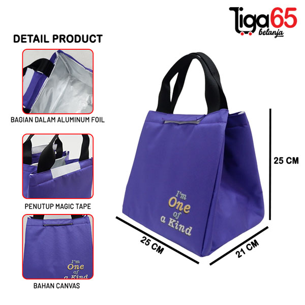 365 BAG LB FOIL TYCCA / LUNCH BAG / TAS BEKAL ANAK