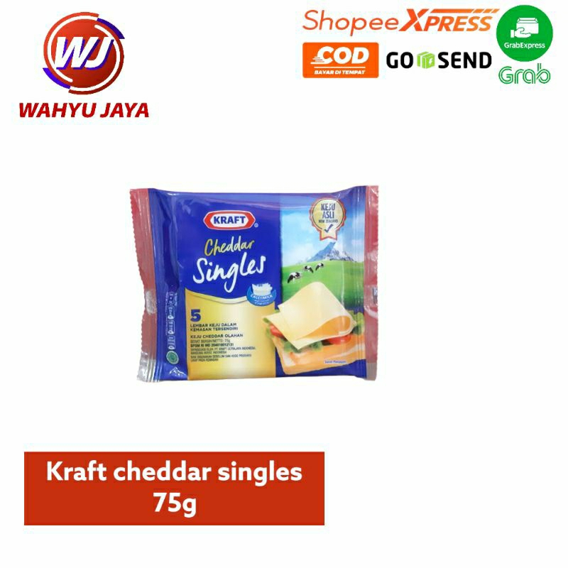 

kraft cheddar singles75g