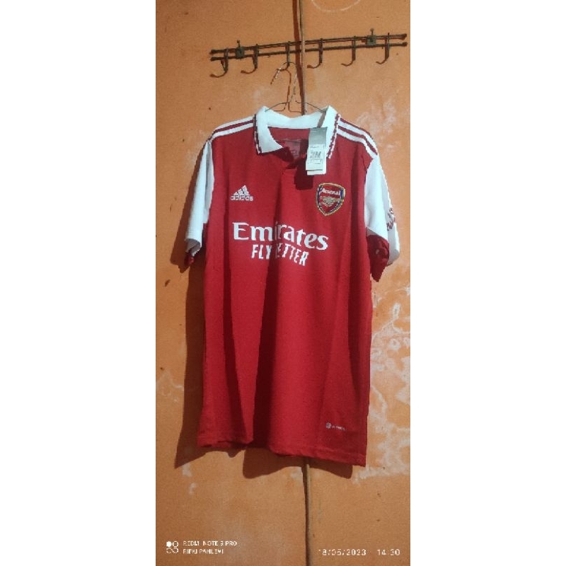 Jersey Bola Arsenal Home New 2023 Grade Ori