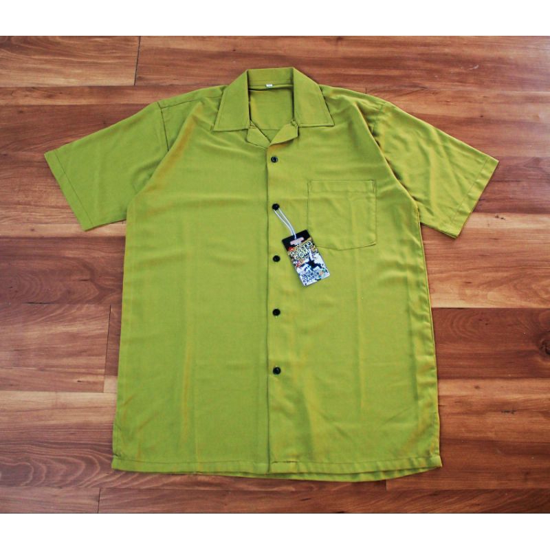 Kemeja Rayon Polos Casual Lengan Pendek Kasual Pria Bodong official | Kemeja Pria | Kemeja Polos Pria