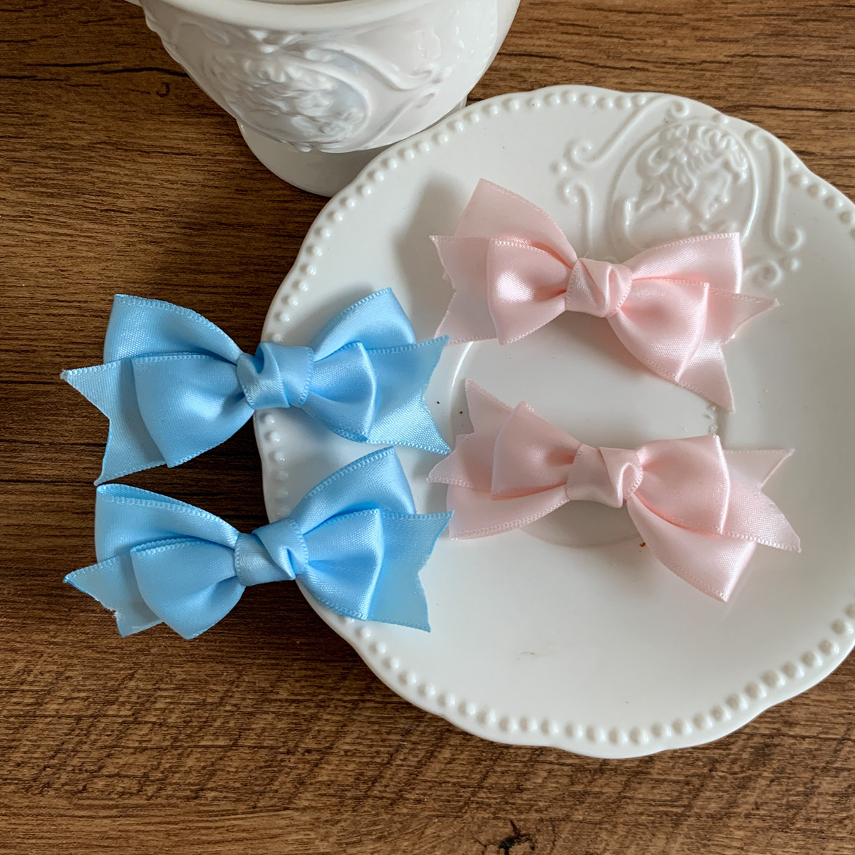 PREMIUM CLASSIC SATIN BOWKNOT HAIRPIN SWEET GIRL BANGS CLIP GIRLY FAIRY HAIR ACCESSORIES AKSESORIS RAMBUT PITA PANJANG KLASIK KPOP KOREA KOREAN HIGH QUALITY JENNIE BLACKPINK STYLE AKSESORIS RAMBUT PITA RIBBON BOW KNOT ANAK GIRL JEPIT JEPITAN