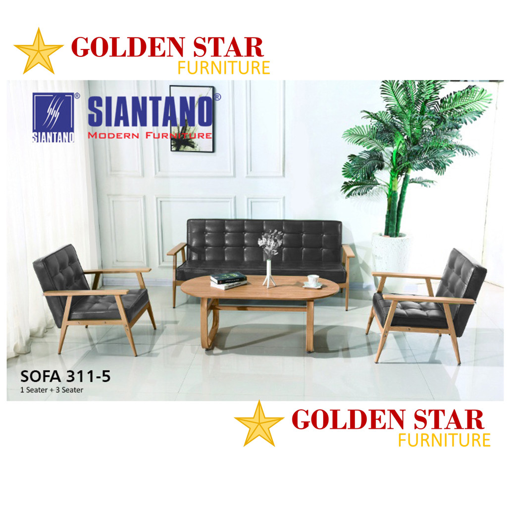 kursi tamu / sofa kayu minials ready makassar promo murah