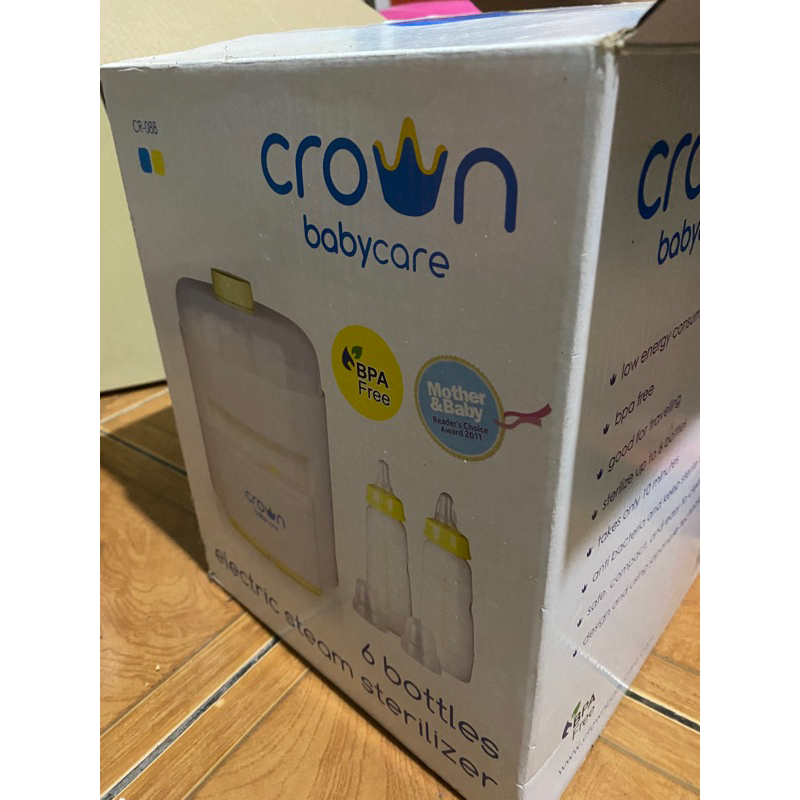 Preloved crown baby care bottles sterilizer
