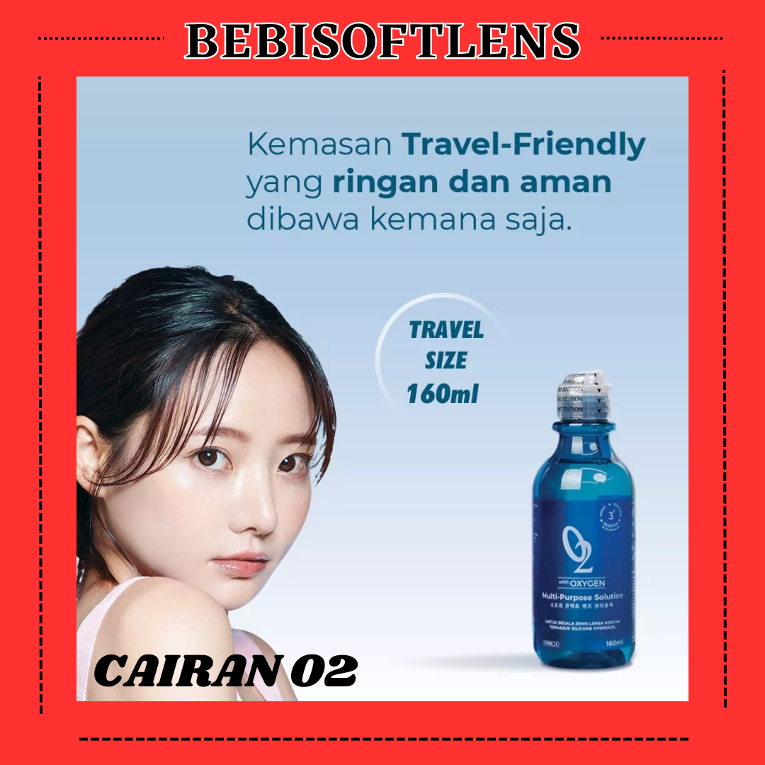 CAIRAN OMEGA O2 160ML NEW WITH OXYGEN CAIRAN SOFTLENS PEMBERSIH / BB