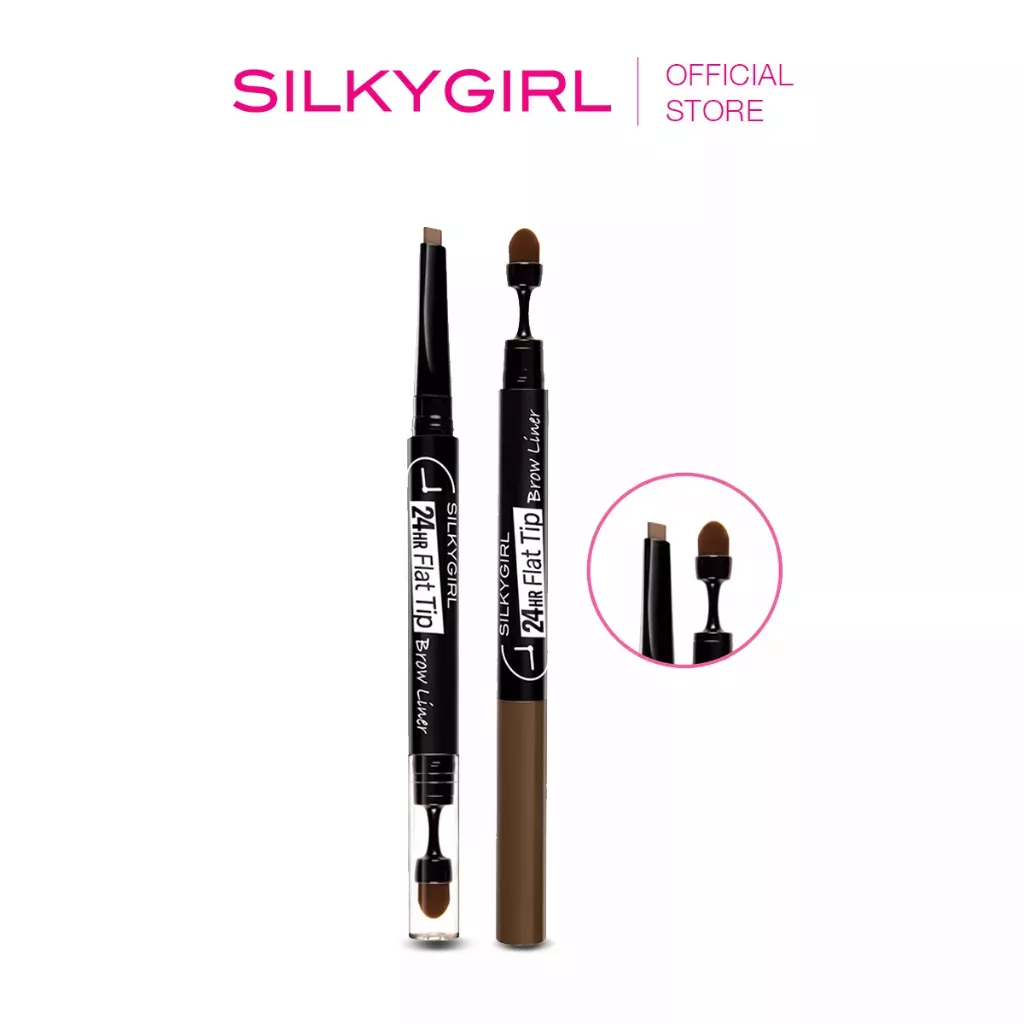 ❤️ MEMEY ❤️ SILKYGIRL 24Hour Flat Tip Brow Liner