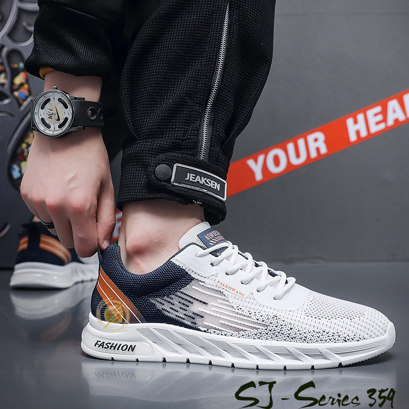 [OOS] Sepatu Sneakers Pria Fashion Buat Olahraga Ringan dan Nyaman Kualitas Import Premium -359