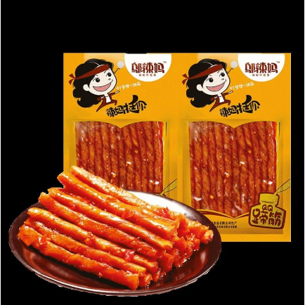 

DISKON (HALAL) Wulama Gluten Spicy Mini 邬辣妈素蹄筋小包装 MURAH ENAK