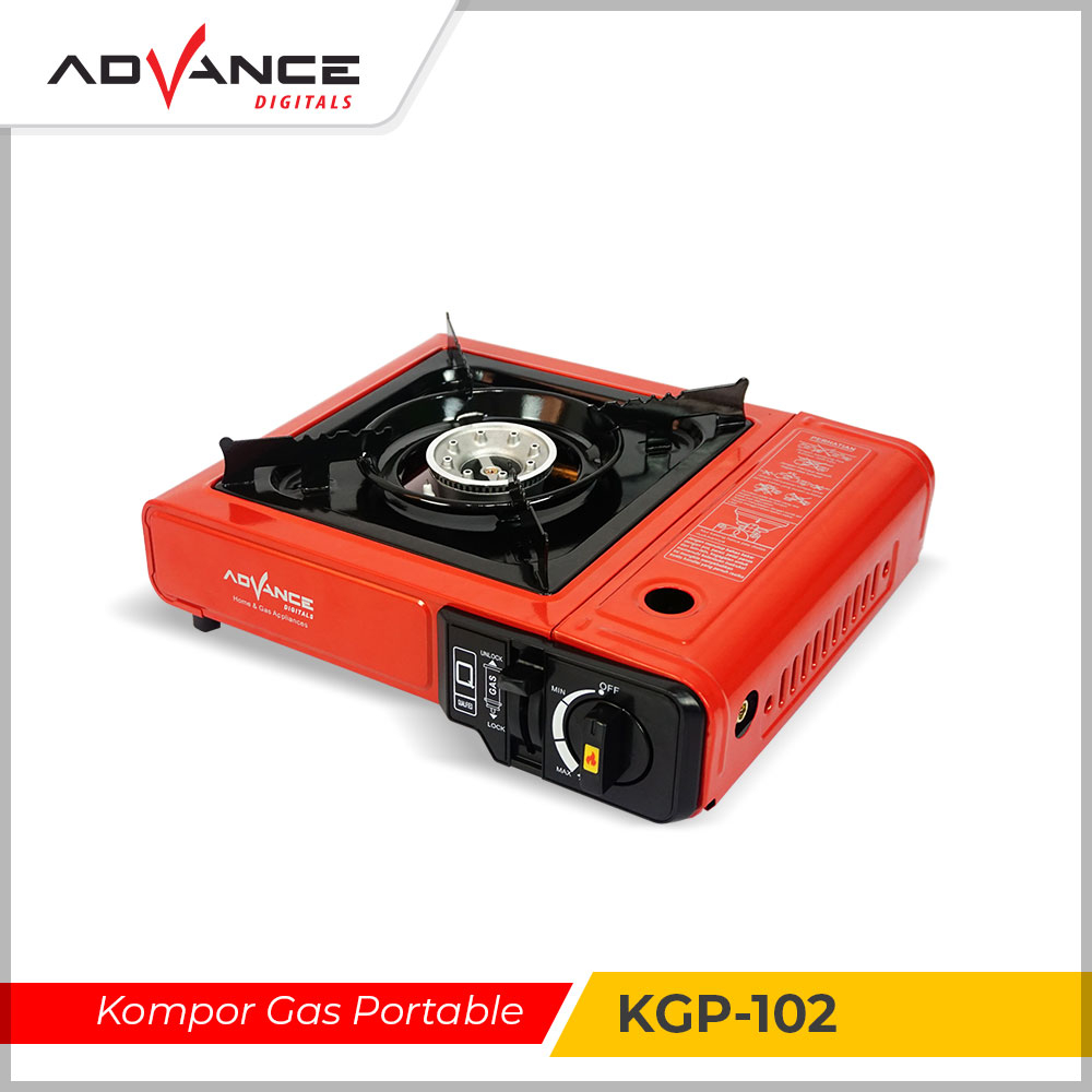 Kompor Gas Portable Advance 1 Tungku KGP-102 Bergaransi Resmi 1 Tahun