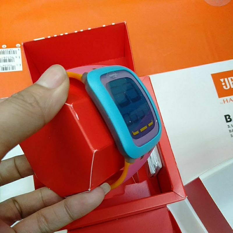 Swatch Touchscreen Jam Tangan Karet SURS103 Peche Melba Original