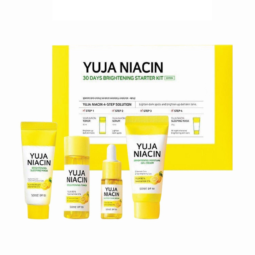 [Ready stok] Some By Mi Yuja Niacin Brighting Starter Kit set of 4 / K-beauty