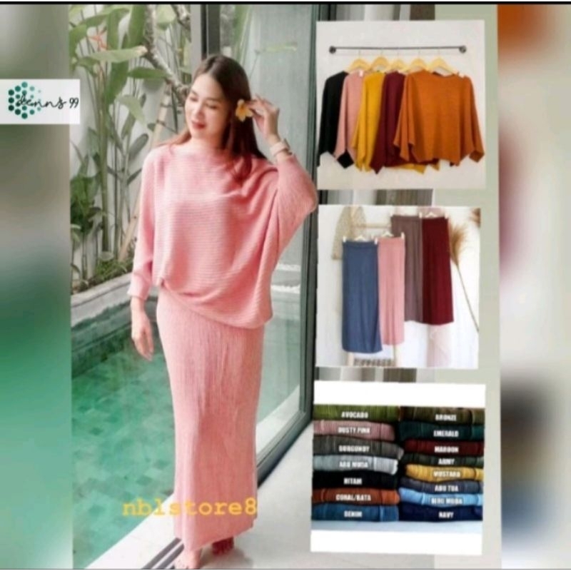 STELAN BATWING / STELAN WANITA  / STELAN  BAJU  + ROK