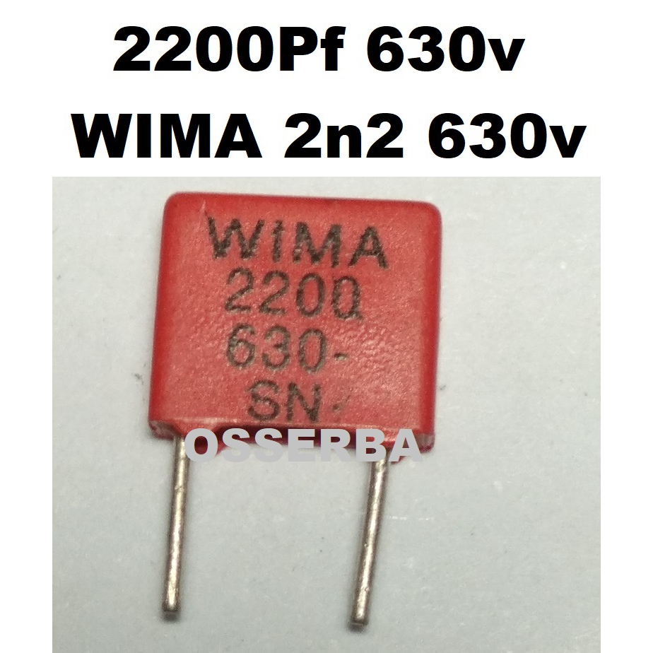 2200Pf 630v WIMA 2n2 630v High End Capacitor