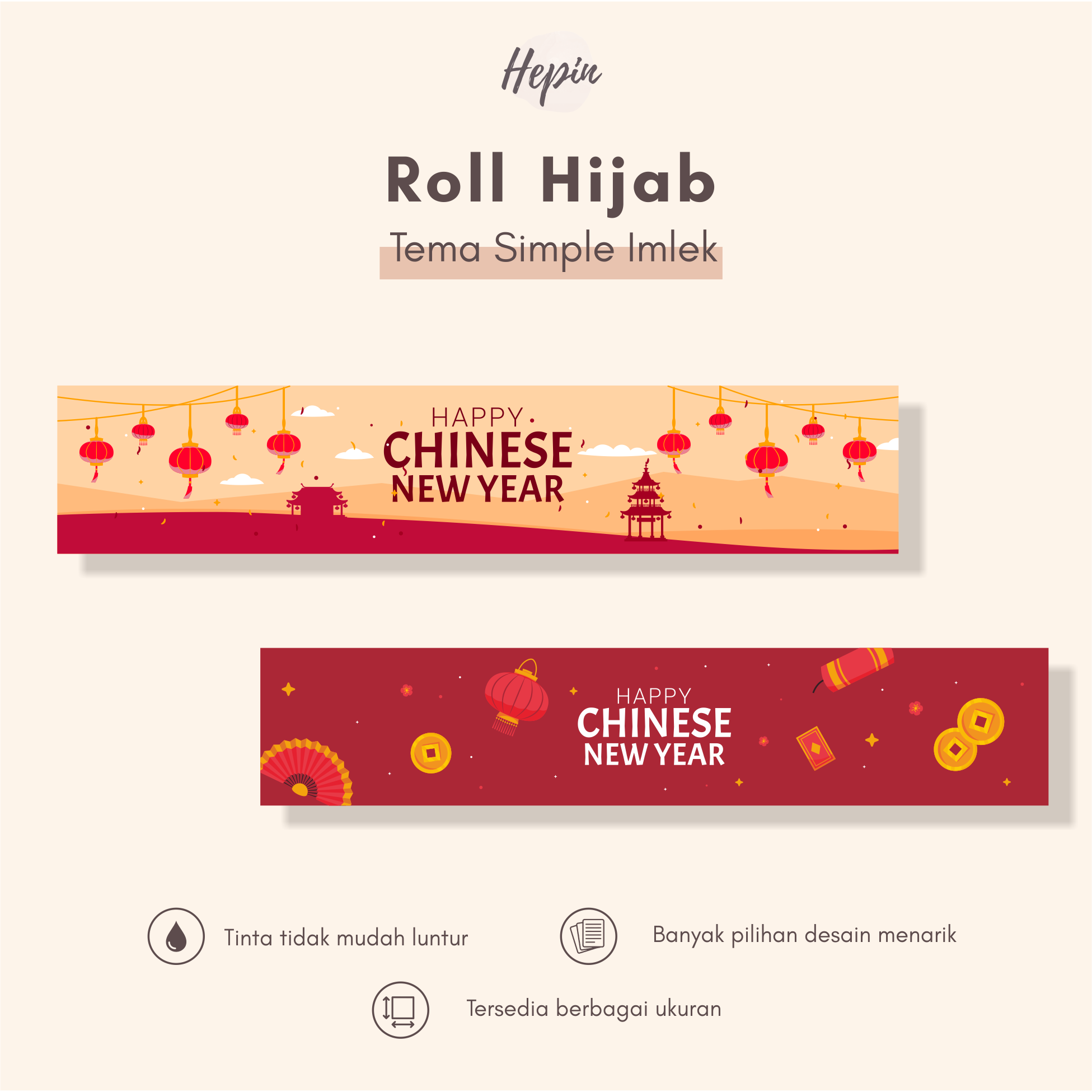 

(BESAR)Roll box stiker edisi SIMPLE IMLEK-roll kotak makanan