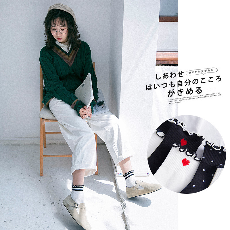 KMK-02 kaos kaki pendek SEMATA KAKI NECI lolita renda fashion jepang korea daily socks