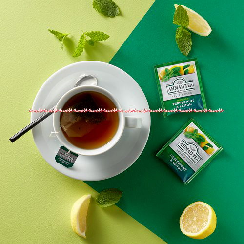 Ahmad Tea Peppermint Lemon 20pcs Relax Teh Daun Mint Jeruk Ahmadtea Fruit &amp; Herb Rasa Pepper Mint