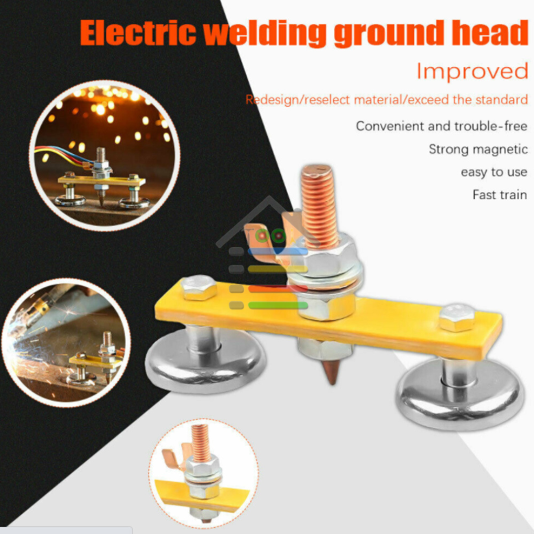 Tang Stang Las Massa Magnit Strong Magnetic Earth Ground Clamp Welding Klem Clam Massa Magnet Las