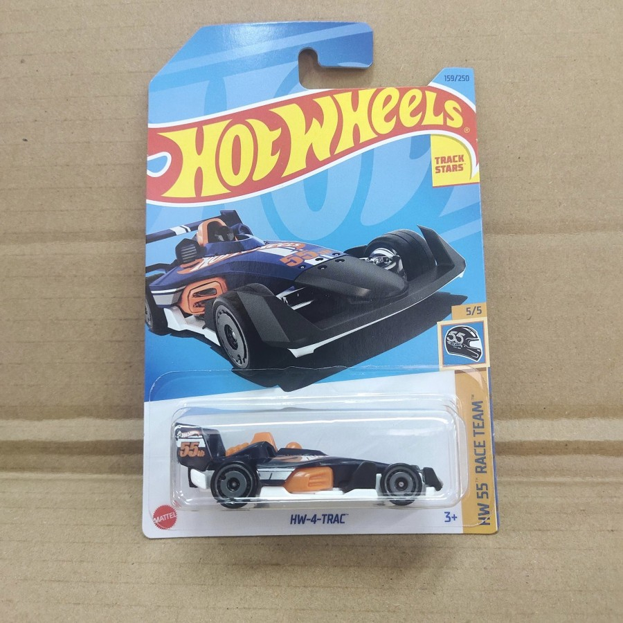 Hotwheels HW 4 Trac Hitam - Lot H 2023