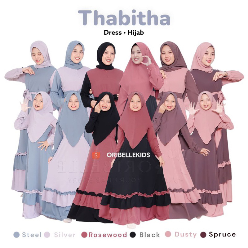 Tabitha by Oribelle/dress muslim/gamis anak/gamis remaja/gamis ibu dan anak/gamis couple/gamis coupl