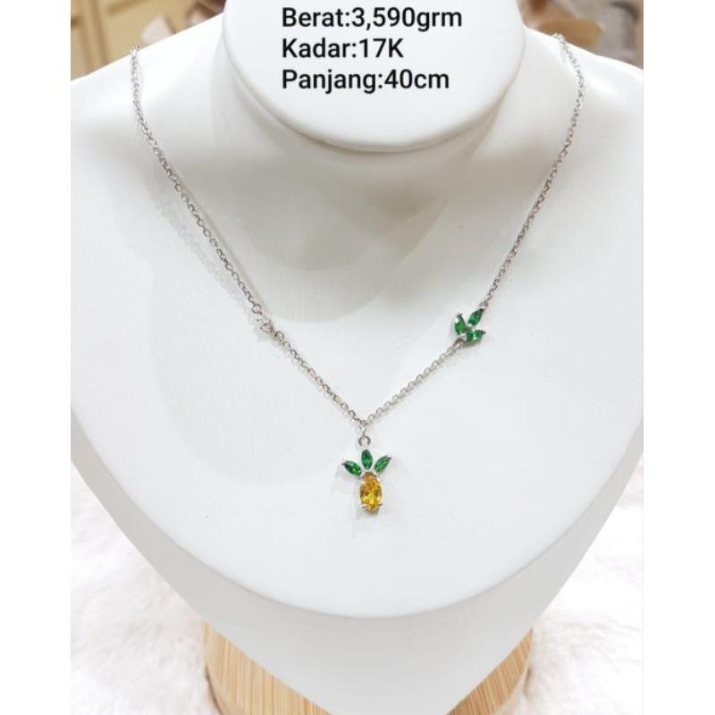 Kalung emas 75 buah nanas