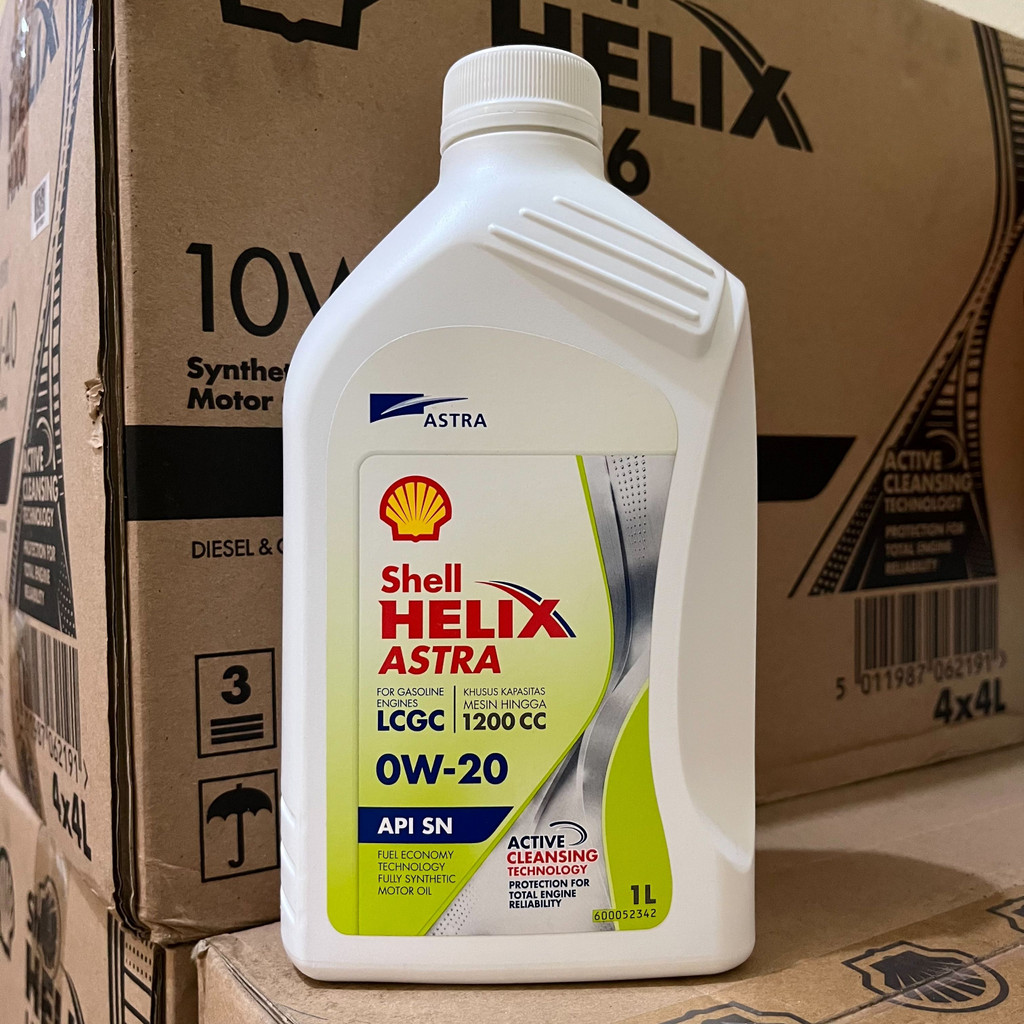 SHELL HELIX ASTRA 0W-20 API SN (LCGC) 1L | ORIGINAL ENGINE OIL MOBIL |