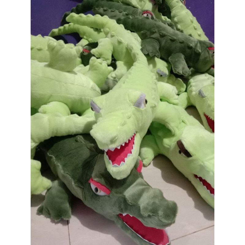 Boneka buaya/boneka crocodile ukuran 65cm mainan anak murah