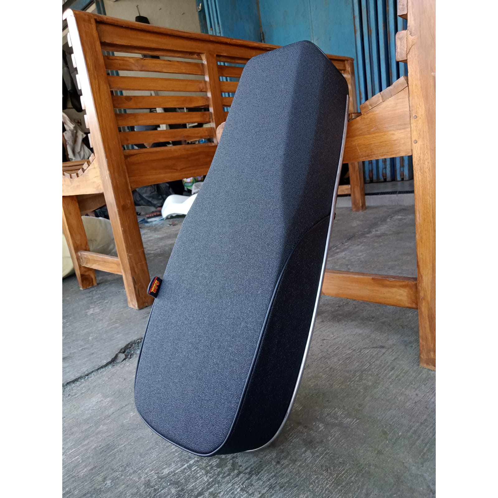 jok cb x galvanis model amplas-Jok CB Kulit amplas tanpa sabuk-Jok CB plat galvanis kulit amplas-Jok