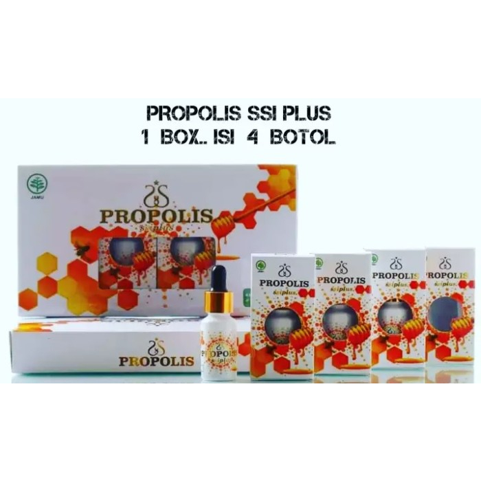 PROPOLIS SSI PLUS 1 BOX ISI 4 BTL ORIGINAL Terjual 4